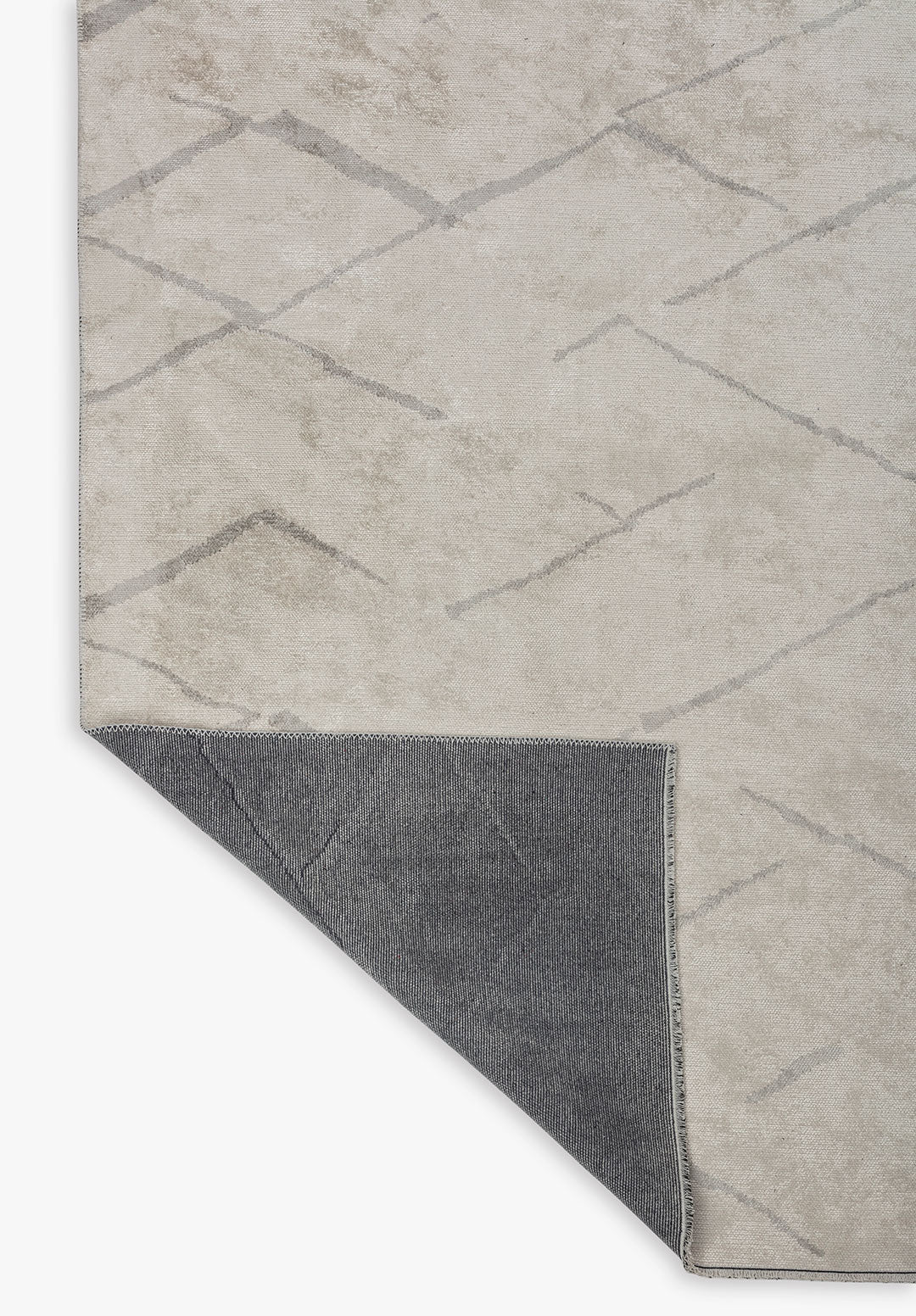 Wave Light Grey - White Rug Rugs - Venetto Design Venettodesign.com