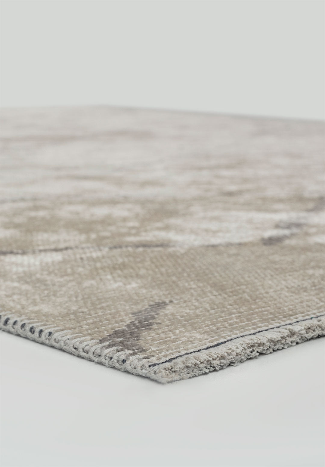 Wave Light Grey - White Rug Rugs - Venetto Design Venettodesign.com