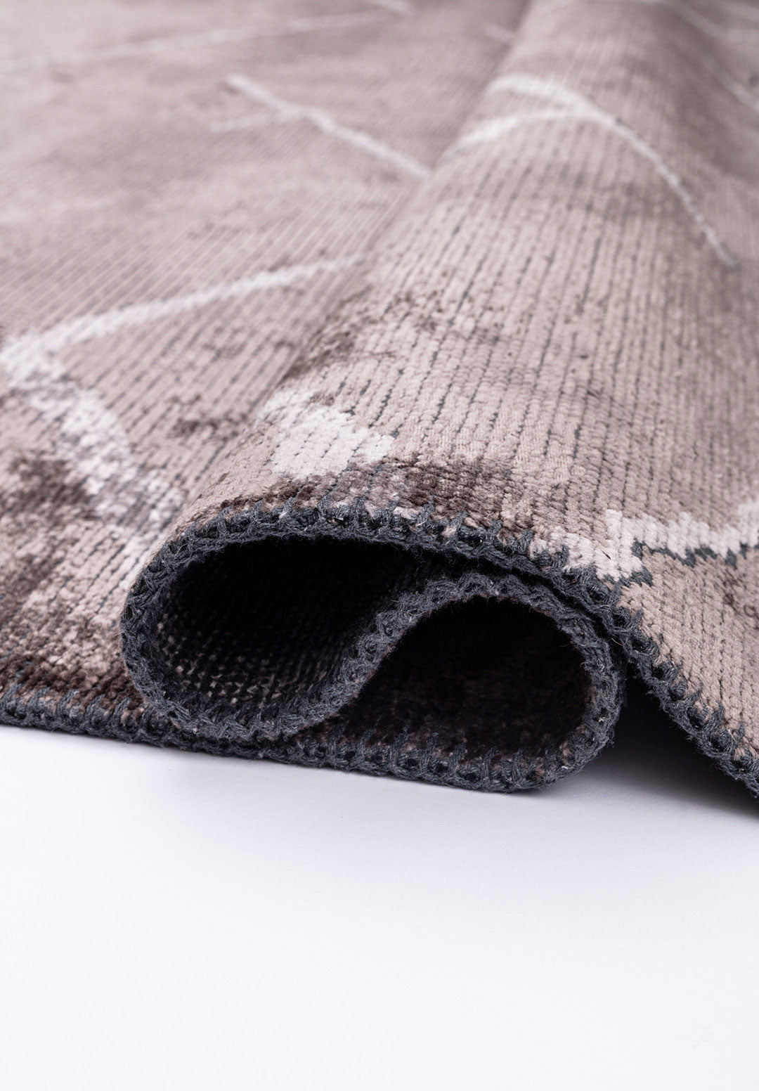 Wave Light Grey - Dark Grey Rug Rugs - Venetto Design Venettodesign.com