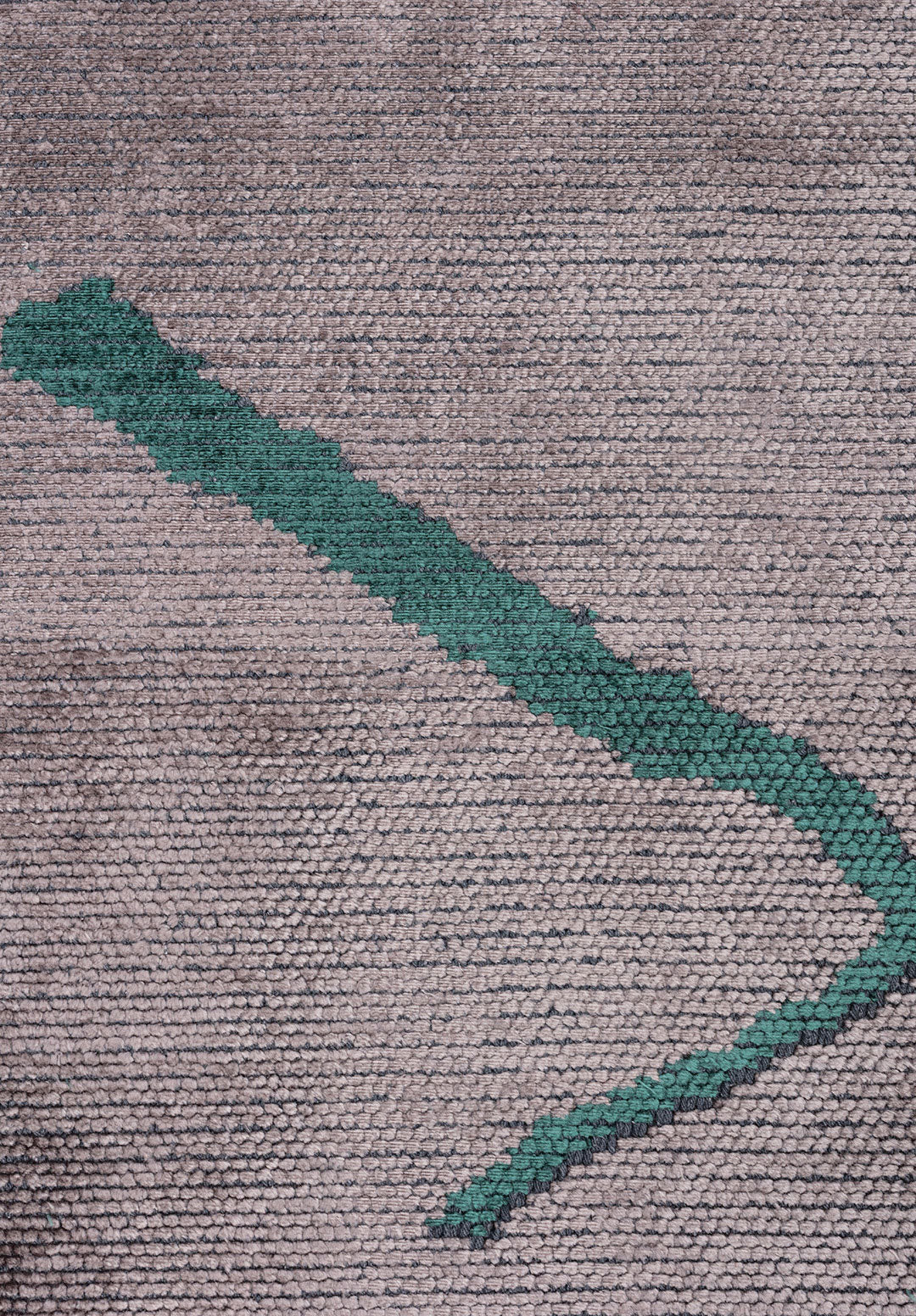 Wave Dark Green - Light Grey Rug Rugs - Venetto Design Venettodesign.com