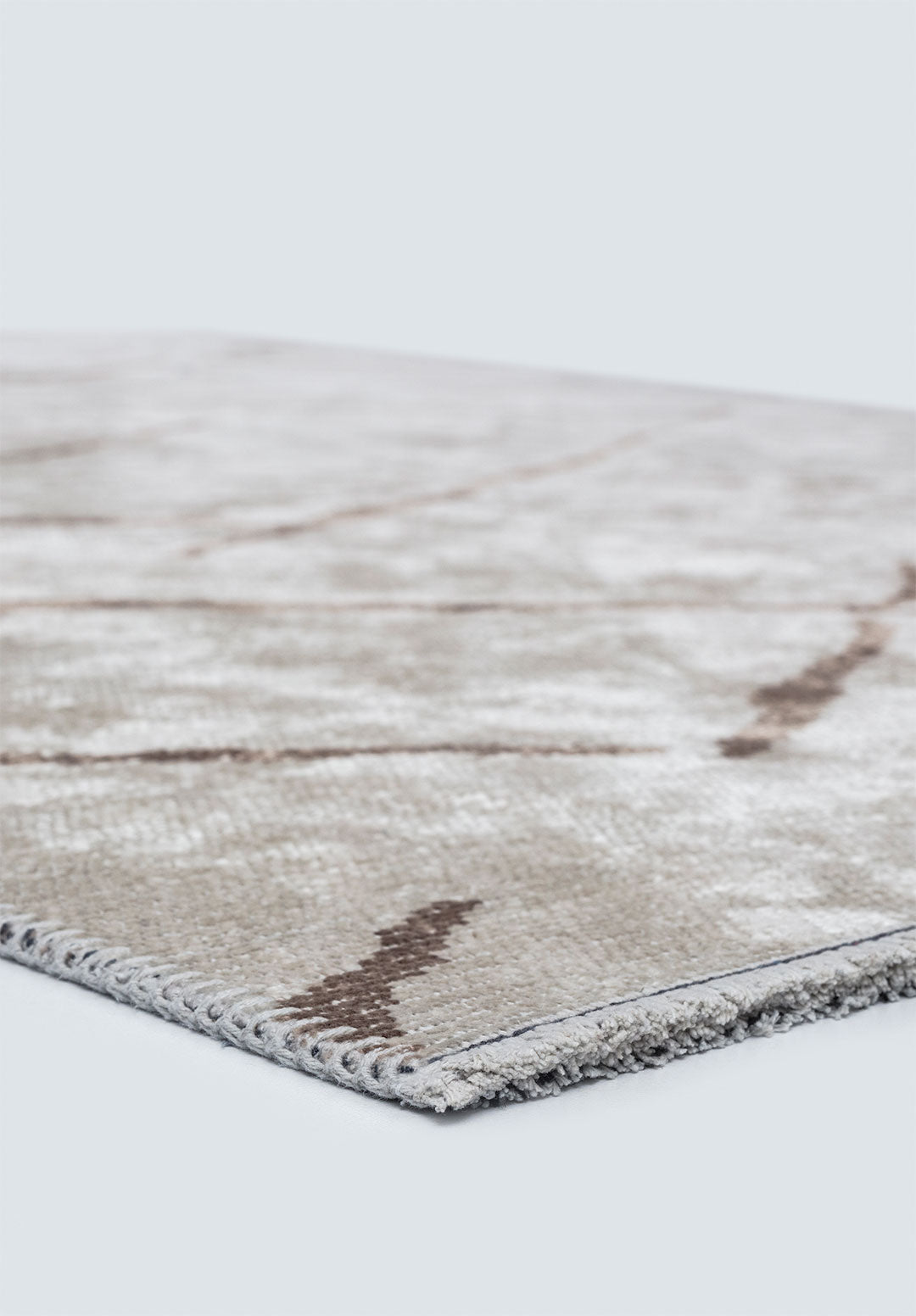 Wave Nougat - White Rug Rugs - Venetto Design Venettodesign.com