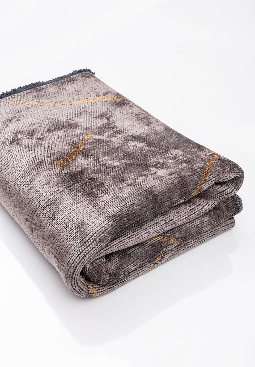 Wave Light Brown - Dark Grey Rug Rugs - Venetto Design Venettodesign.com