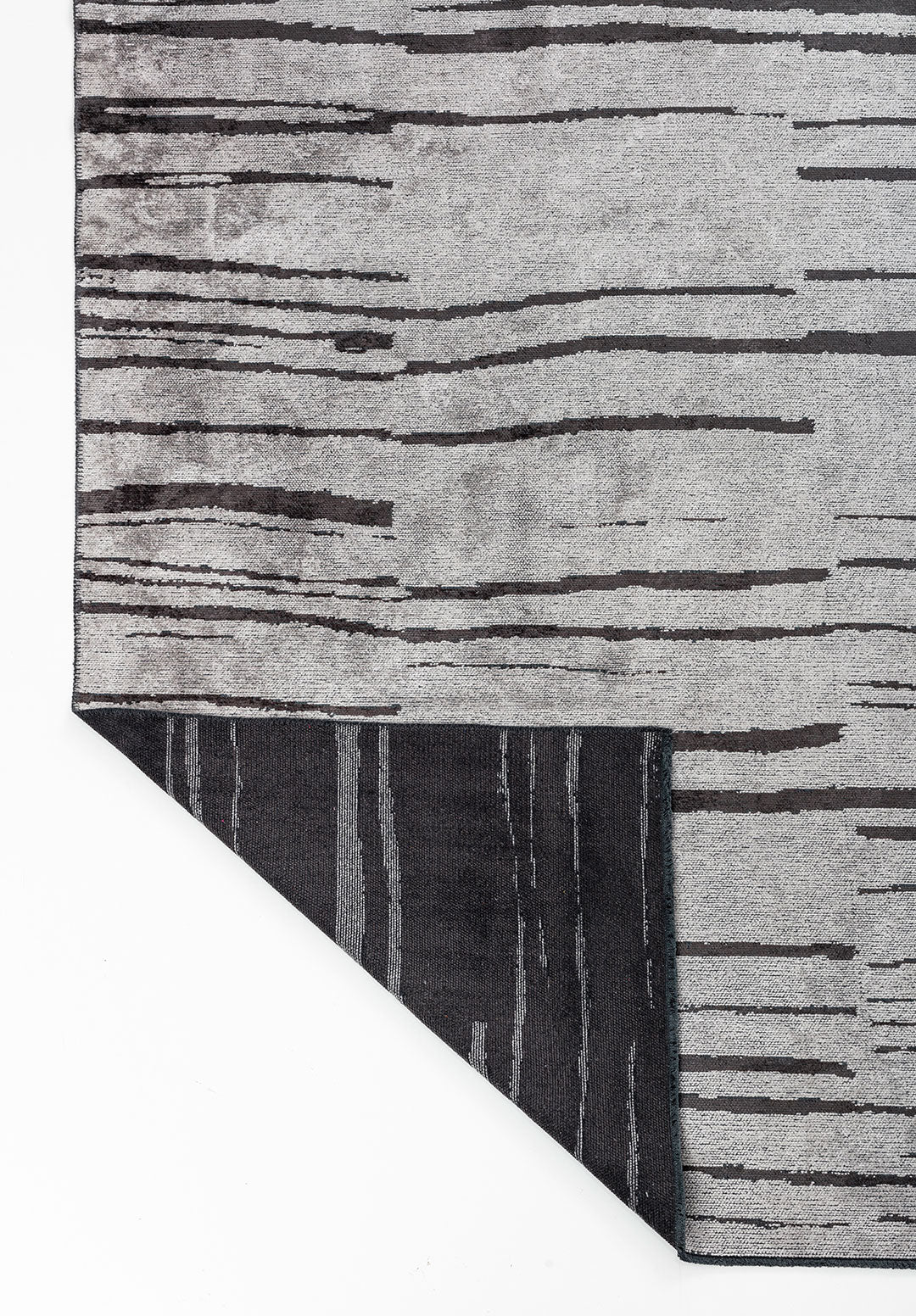 Flow Charcoal - Light Grey Rug Rugs - Venetto Design Venettodesign.com