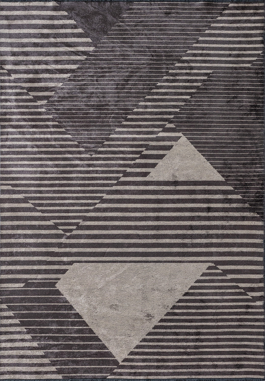 Lines Charcoal - Beige Rug Rugs - Venetto Design Venettodesign.com