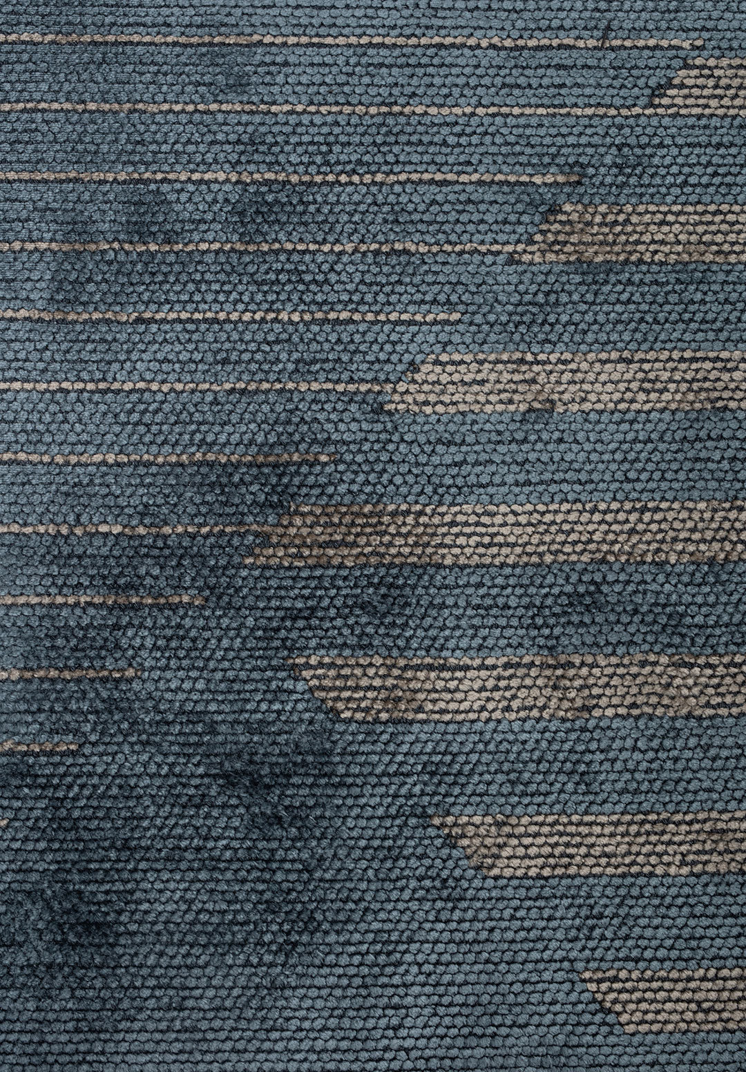 Lines Blue - Beige Rug Rugs - Venetto Design Venettodesign.com