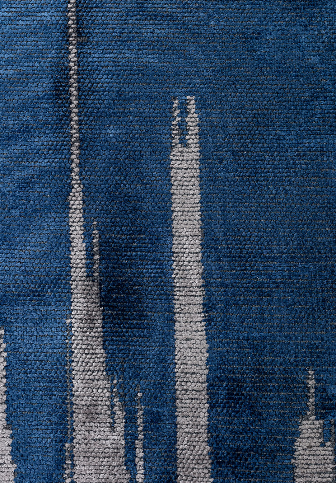 Cage Navy Blue - Light Grey Rug Rugs - Venetto Design Venettodesign.com