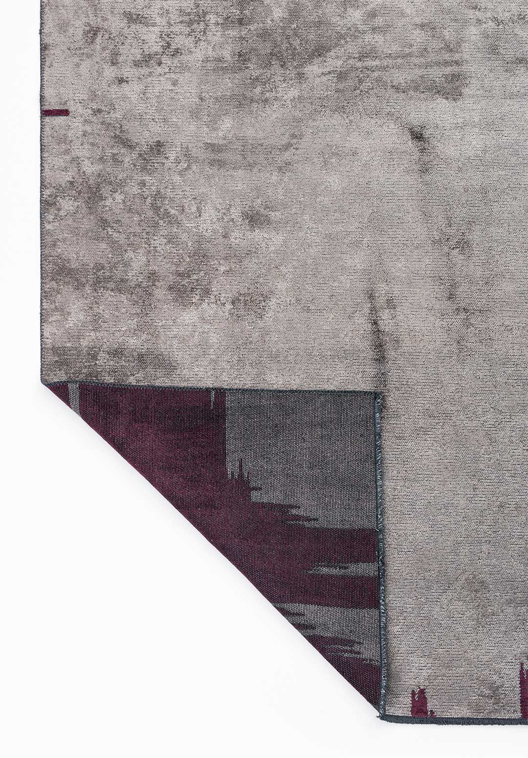 Cage Dark Grey - Dark Damson Rug Rugs - Venetto Design Venettodesign.com