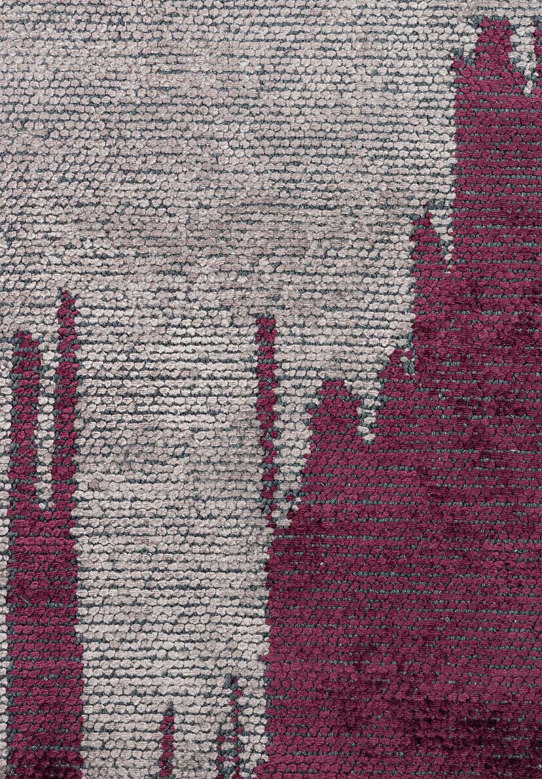 Cage Dark Grey - Dark Damson Rug Rugs - Venetto Design Venettodesign.com