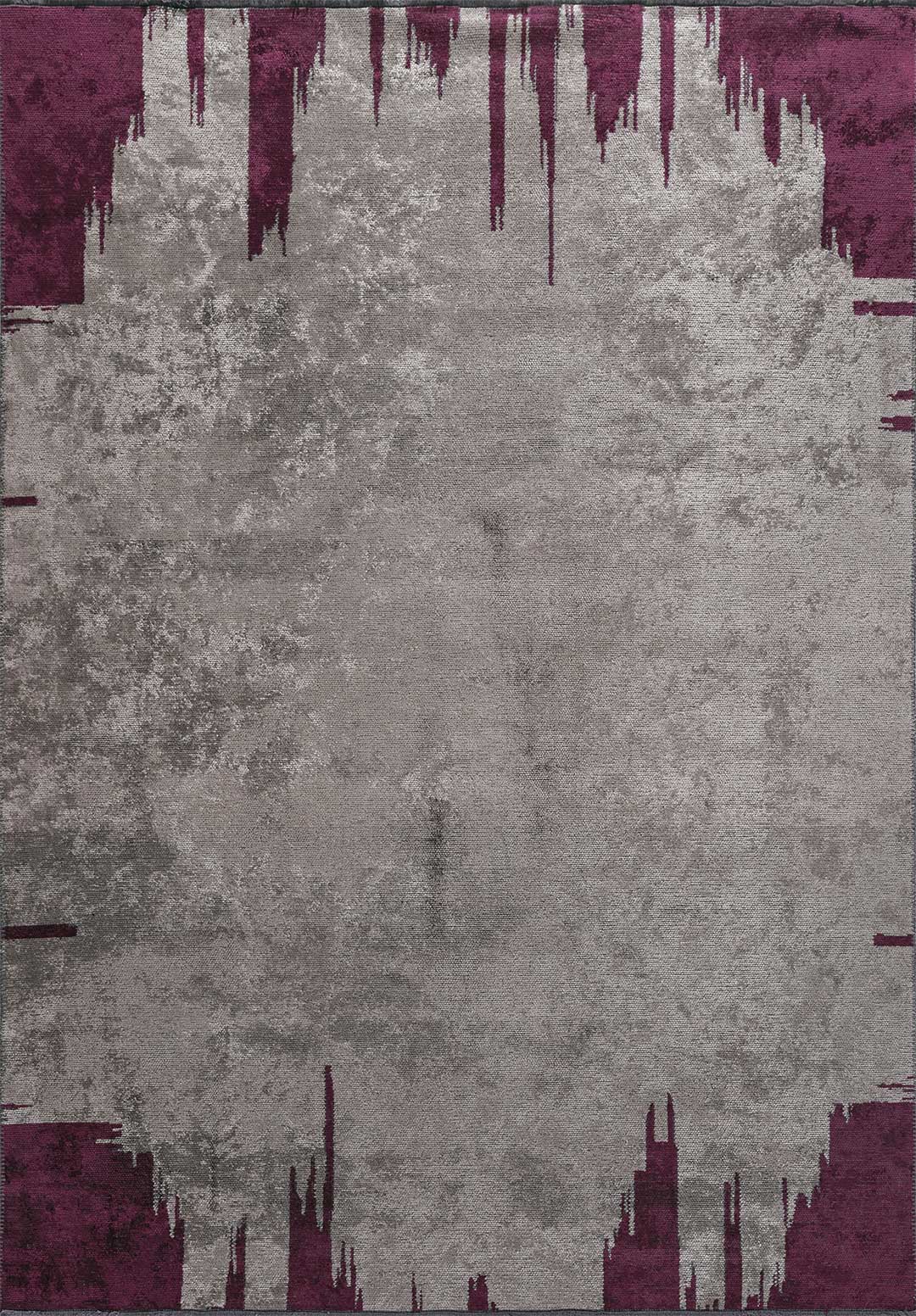 Cage Dark Grey - Dark Damson Rug Rugs - Venetto Design Venettodesign.com