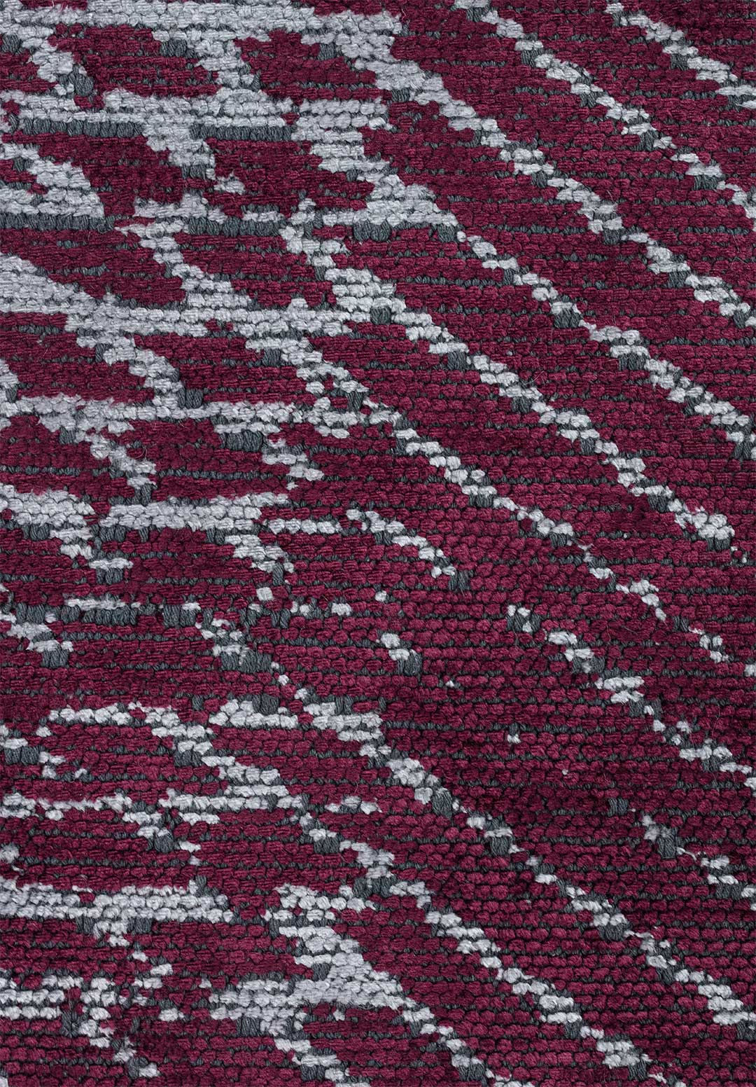 Matrix Dark Damson - Ice Blue Rug Rugs - Venetto Design Venettodesign.com