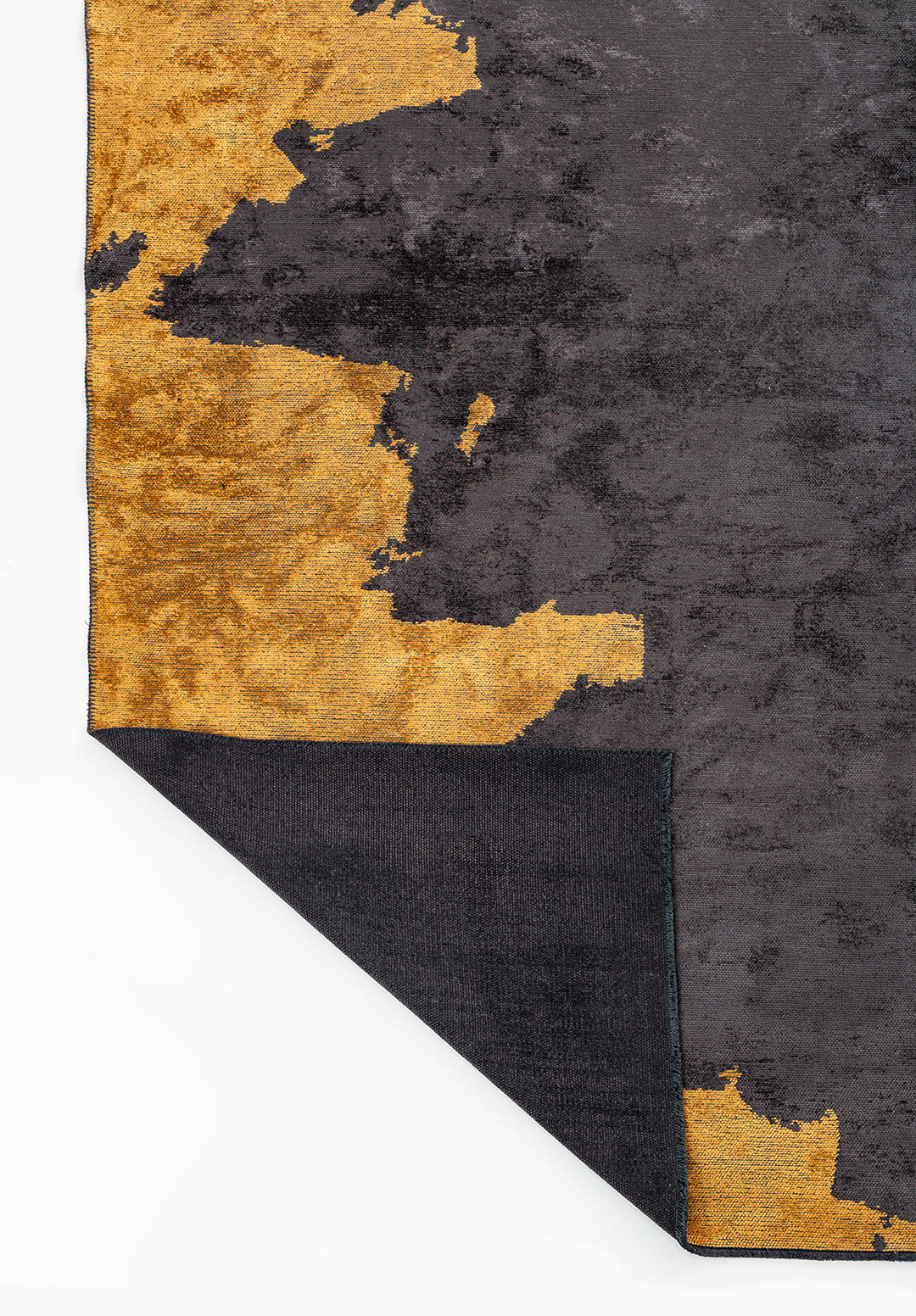 Coast Charcoal - Mustard Rug Rugs - Venetto Design Venettodesign.com