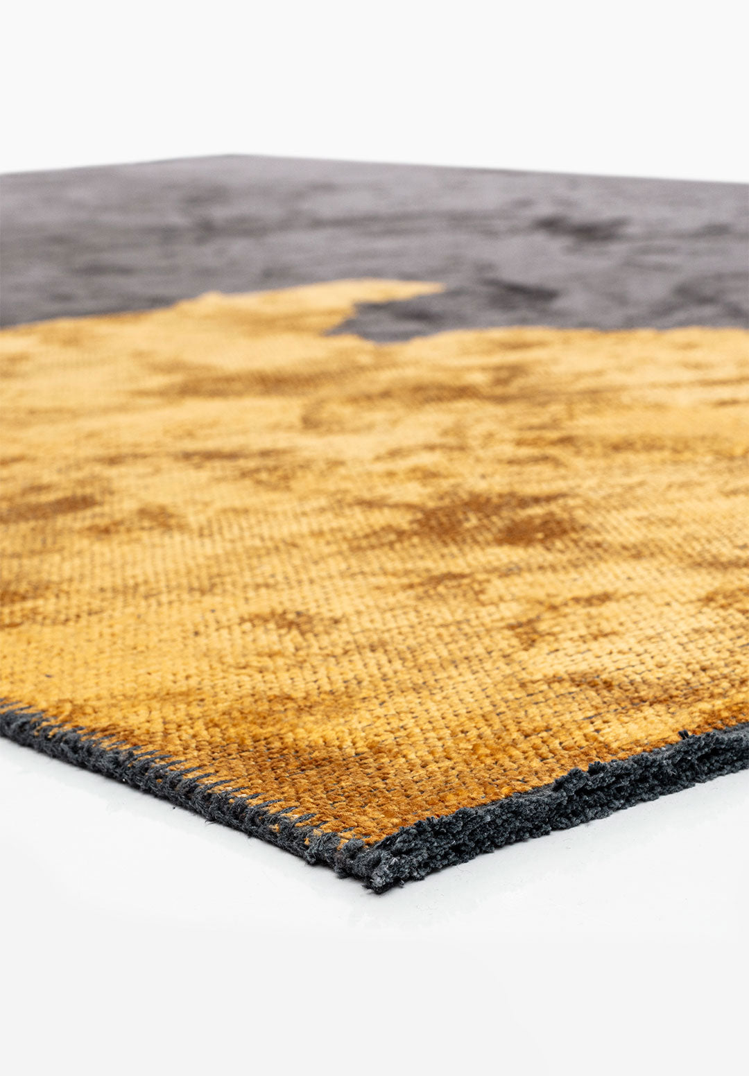 Coast Charcoal - Mustard Rug Rugs - Venetto Design Venettodesign.com