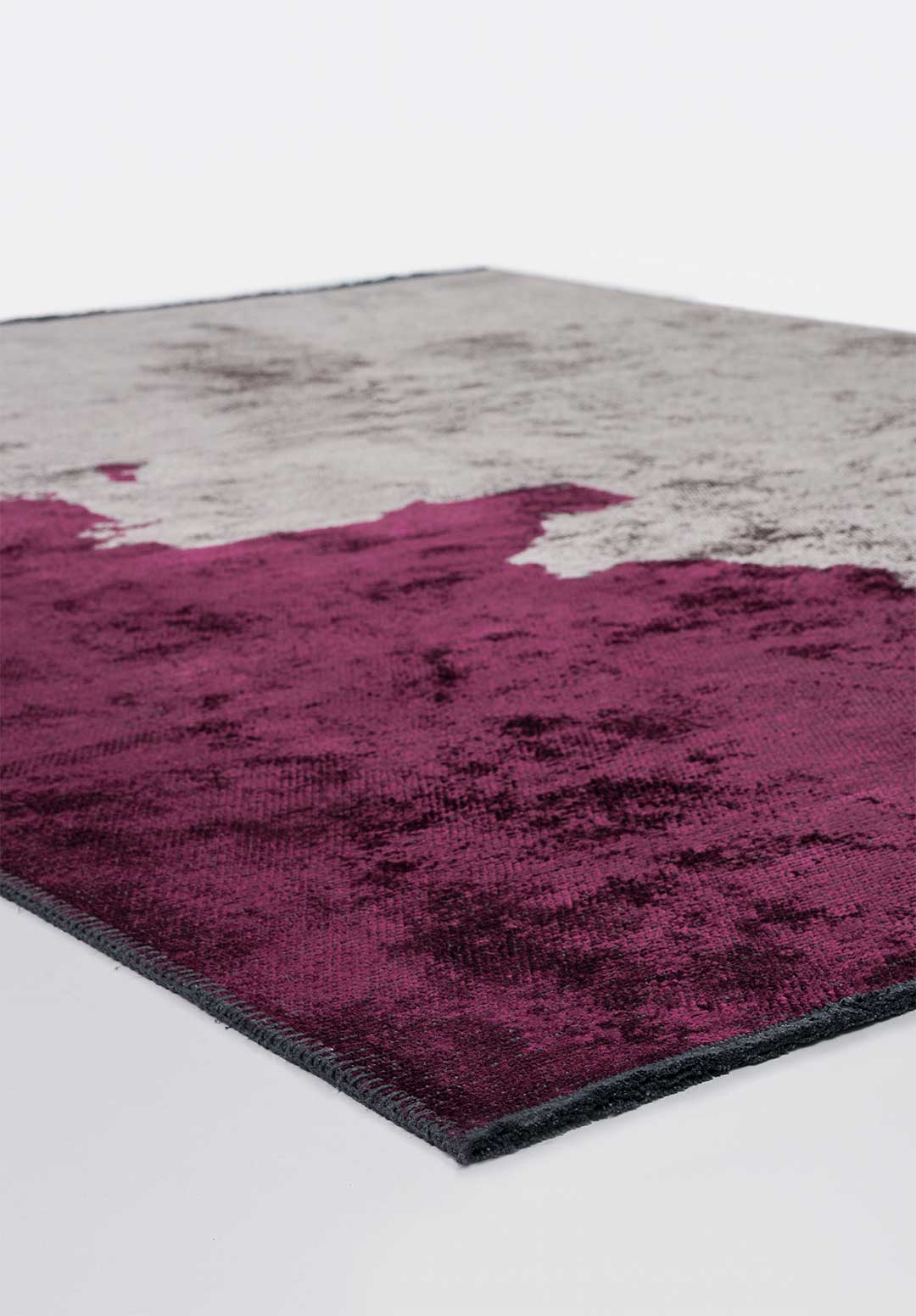 Coast Dark Grey - Dark Damson Rug Rugs - Venetto Design Venettodesign.com