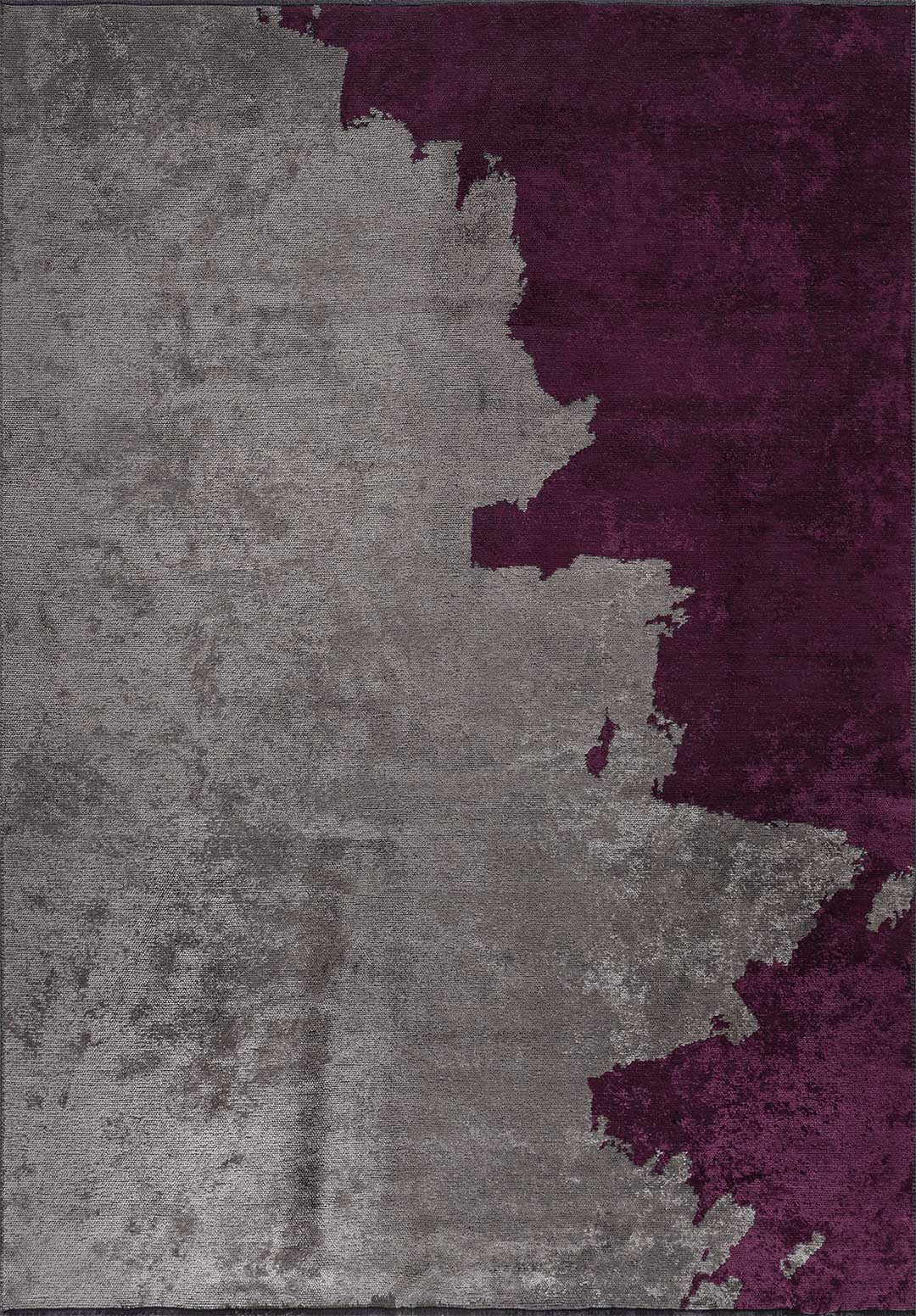 Coast Dark Grey - Dark Damson Rug Rugs - Venetto Design Venettodesign.com
