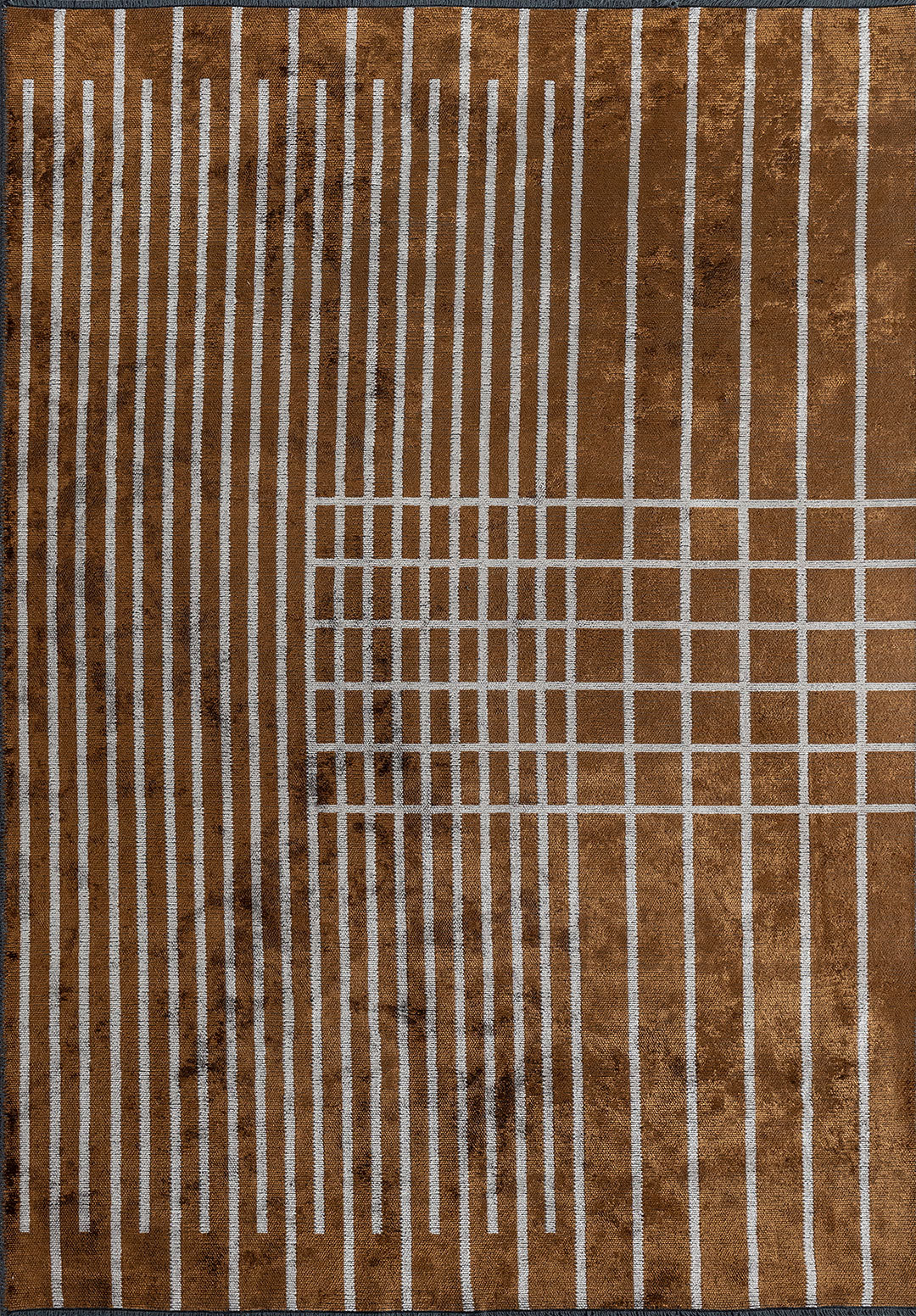 Plaid Cacao - Light Cream Rug Rugs - Venetto Design Venettodesign.com