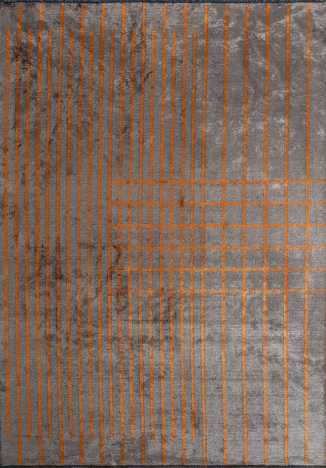 Plaid Dark Grey -Terra Rug Rugs - Venetto Design Venettodesign.com