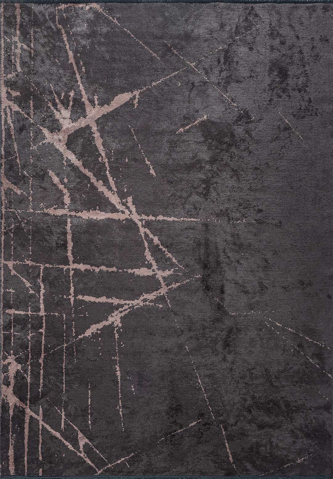 Crack Copper - Charcoal Rug Rugs - Venetto Design Venettodesign.com