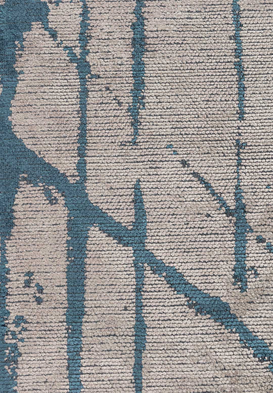 Crack Petrol - Cream Rug Rugs - Venetto Design Venettodesign.com