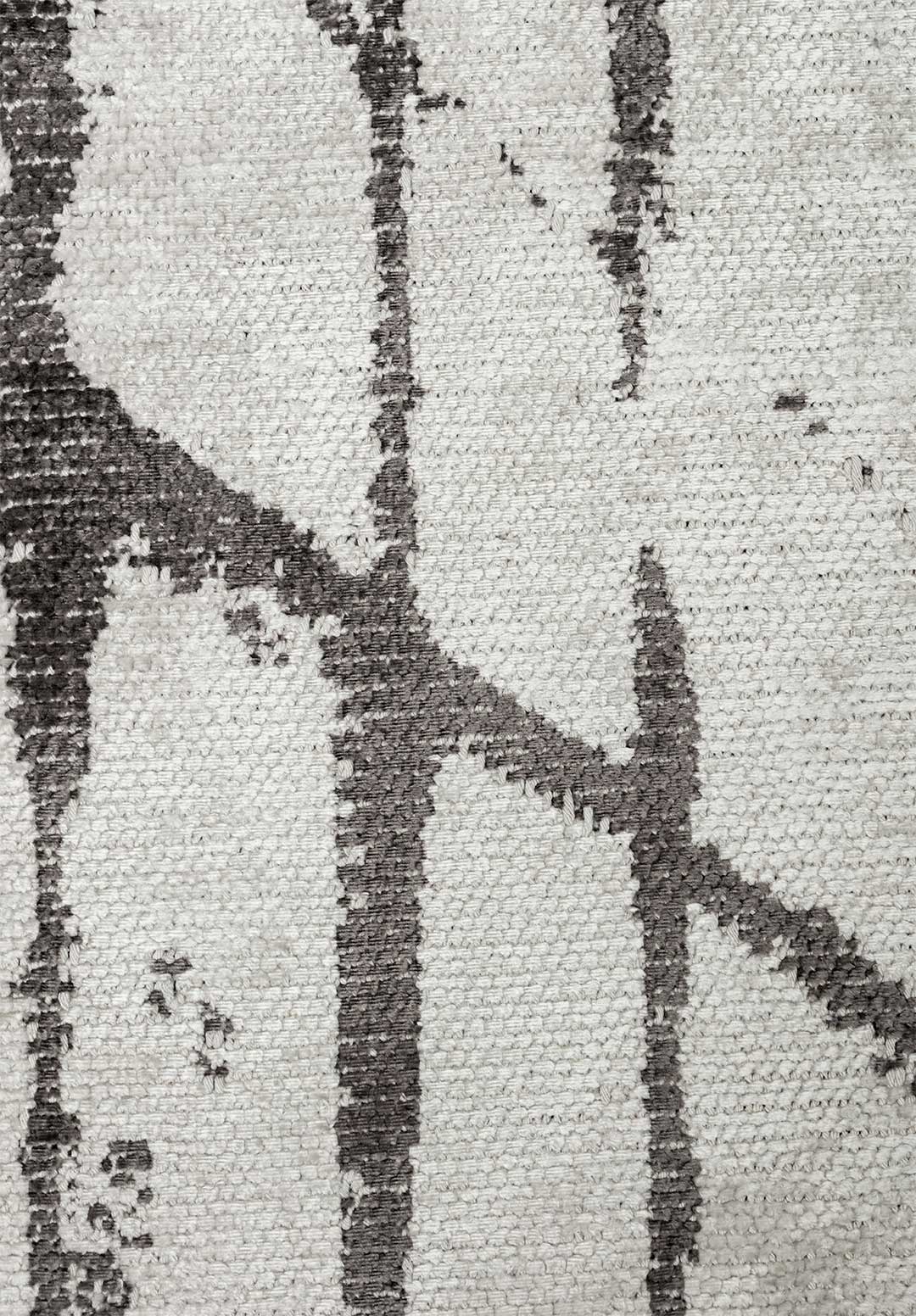 Crack Dark Grey - White Rug Rugs - Venetto Design Venettodesign.com