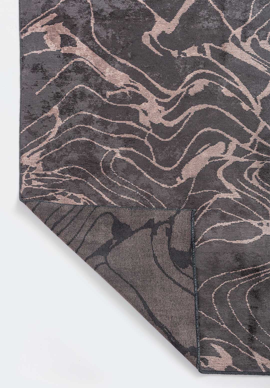 Clove Copper - Charcoal Rug Rugs - Venetto Design Venettodesign.com