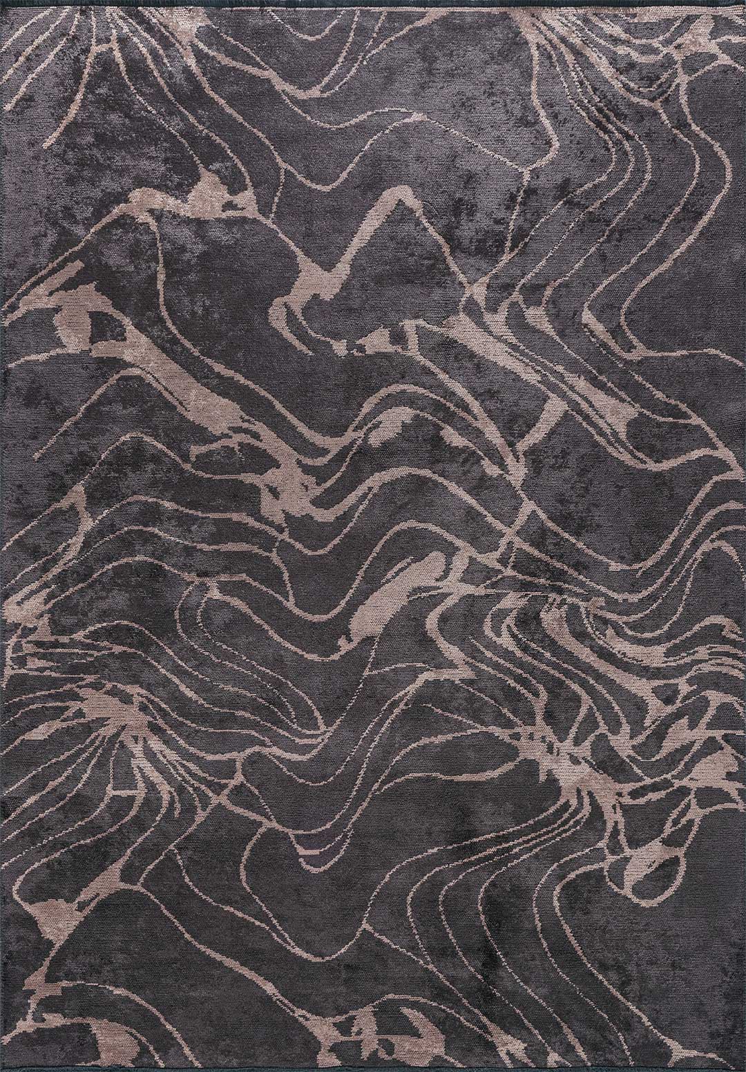 Clove Copper - Charcoal Rug Rugs - Venetto Design Venettodesign.com