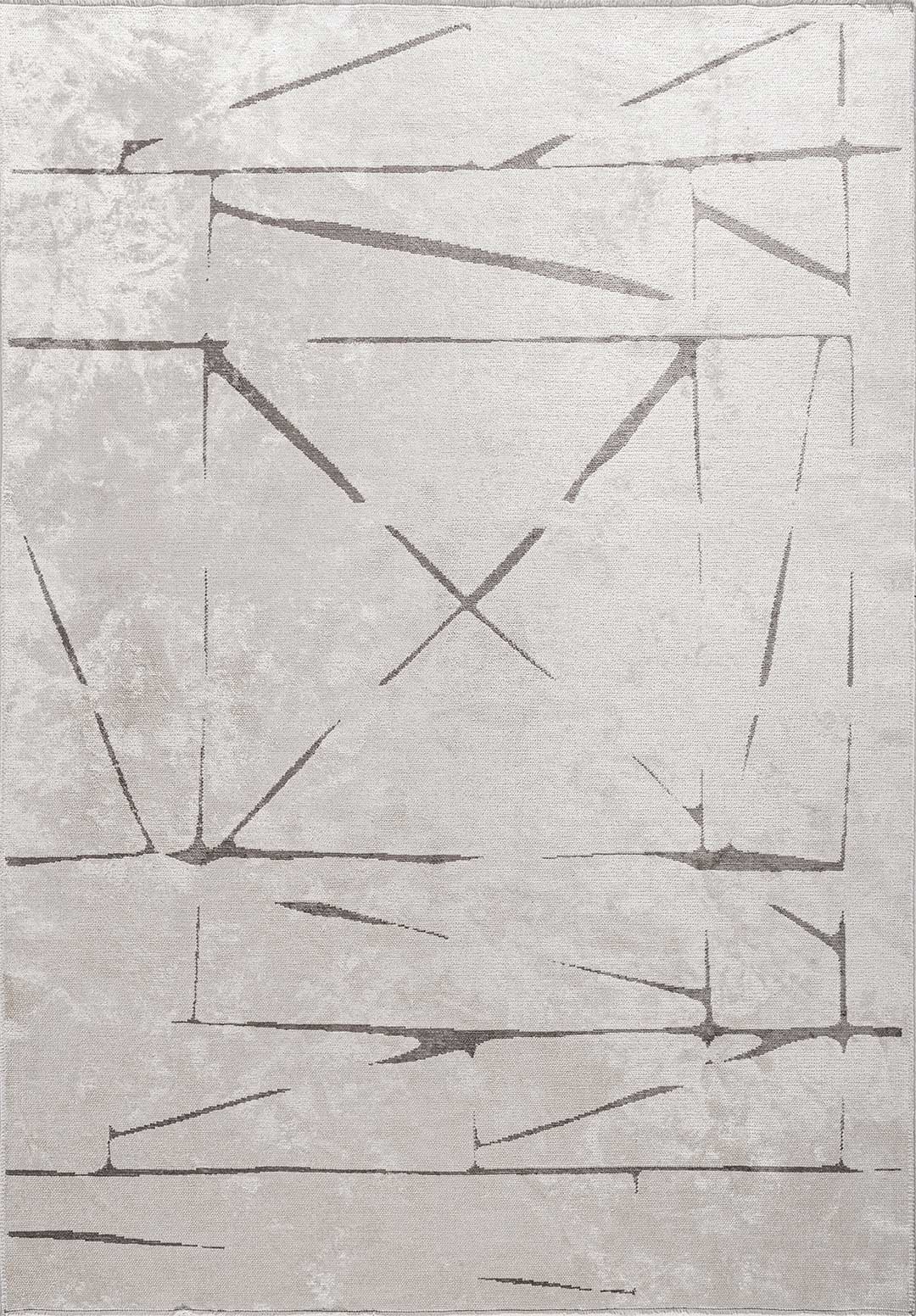 Square White - Dark Grey Rug Rugs - Venetto Design Venettodesign.com