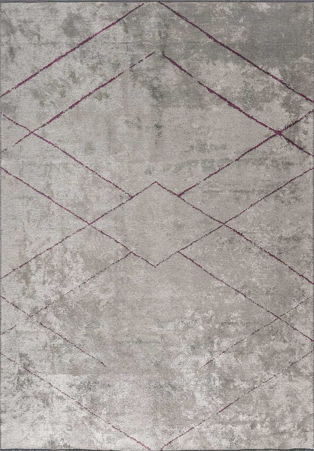 Spider Dark Damson - Dark Grey Rug Rugs - Venetto Design Venettodesign.com