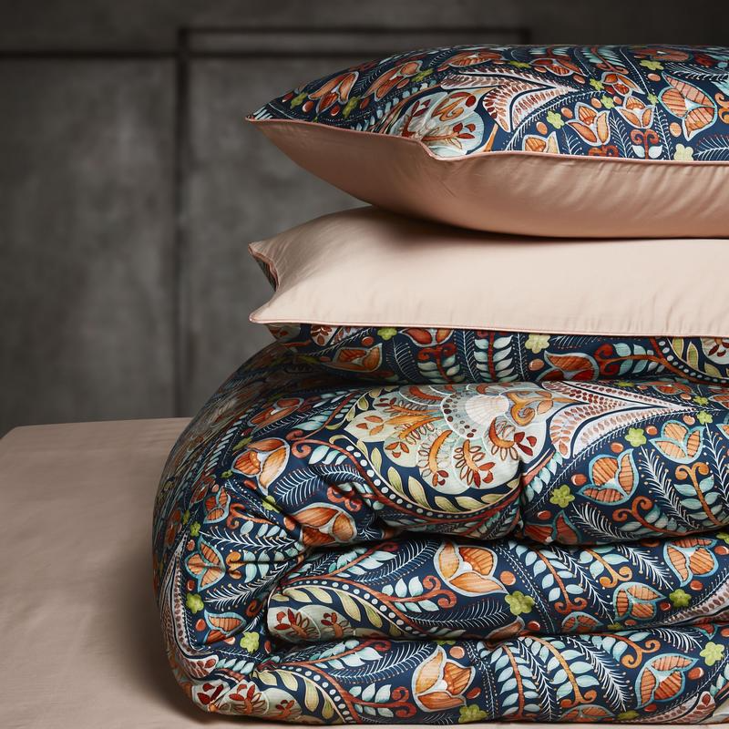 Alexandra Bohemian Ultra Soft Egyptian Cotton Duvet Cover Set Duvet Cover Set - Venetto Design Queen / Flat Sheet / 4 Pieces Venettodesign.com