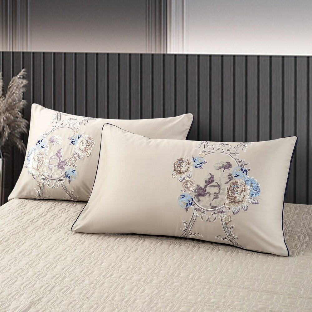 Gazaneya Oriental Jacquard Luxury Duvet Cover Set Duvet Cover Set - Venetto Design Venettodesign.com