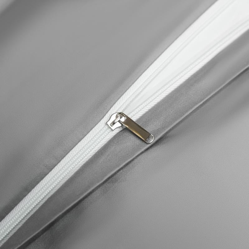 Neo Light Grey Silky Cotton Duvet Cover Set Duvet Cover Set - Venetto Design Venettodesign.com