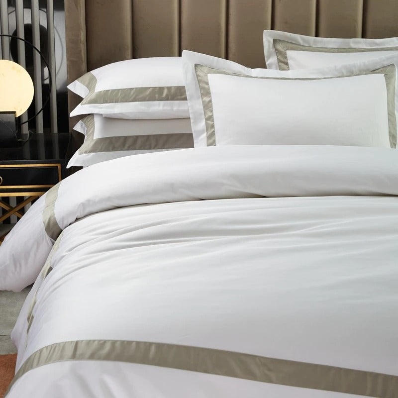 Vera Egyptian Cotton Duvet Cover Set Duvet Cover Set - Venetto Design Venettodesign.com