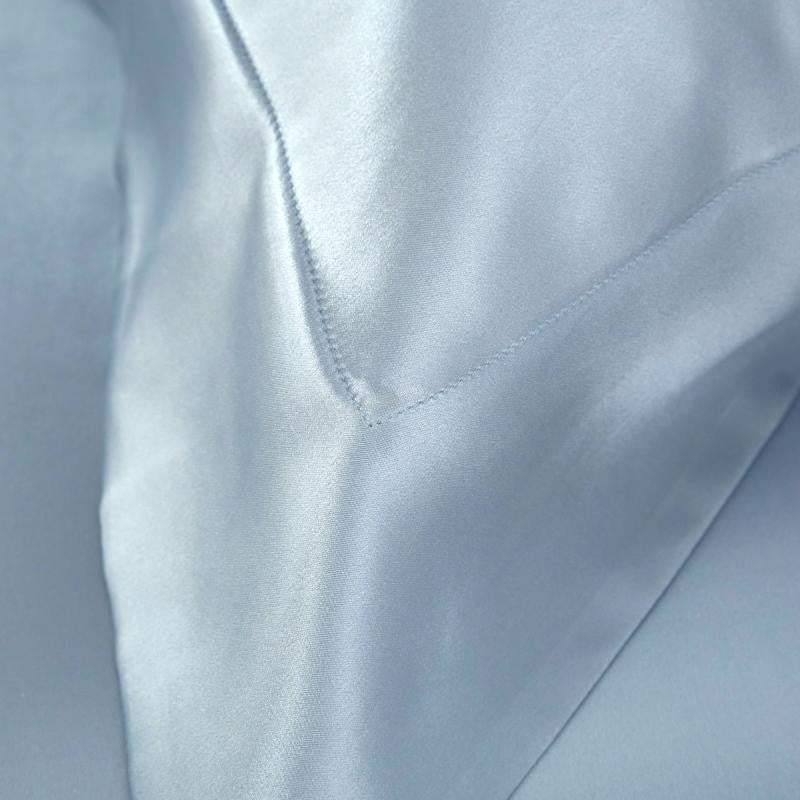 Eloise Bali Blue Luxury Pure Mulberry Silk Bedding Set Duvet Cover Set - Venetto Design Venettodesign.com