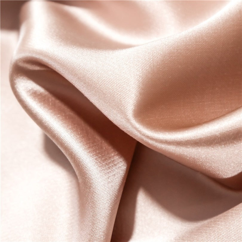 Willa Rose Gold Modern Satin Egyptian Cotton Bedding Set