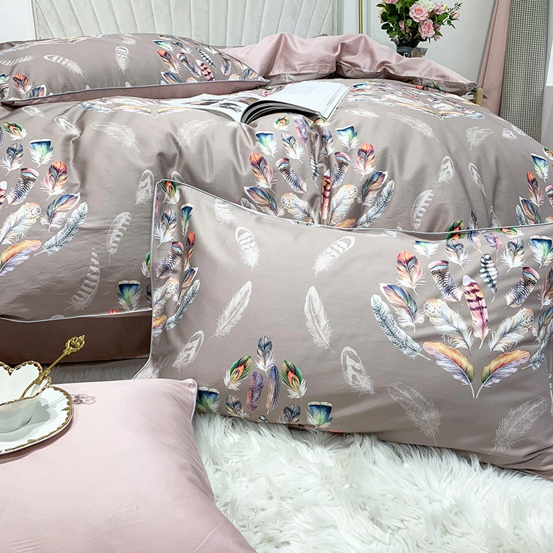 Amelia Leaf Floral Egyptian Cotton Duvet Cover Set Duvet Cover Set - Venetto Design Venettodesign.com