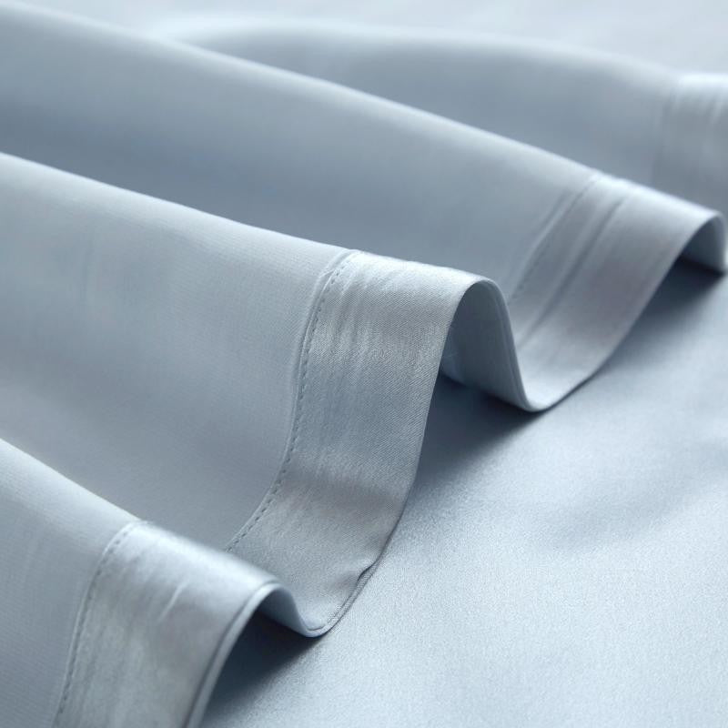 Eloise Bali Blue Luxury Pure Mulberry Silk Bedding Set Duvet Cover Set - Venetto Design Venettodesign.com