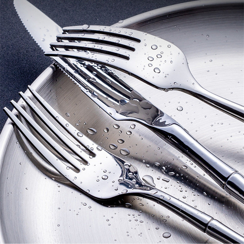 Aldomara Bamboo Gold/Silver Cutlery Set Cutlery - Venetto Design Venettodesign.com