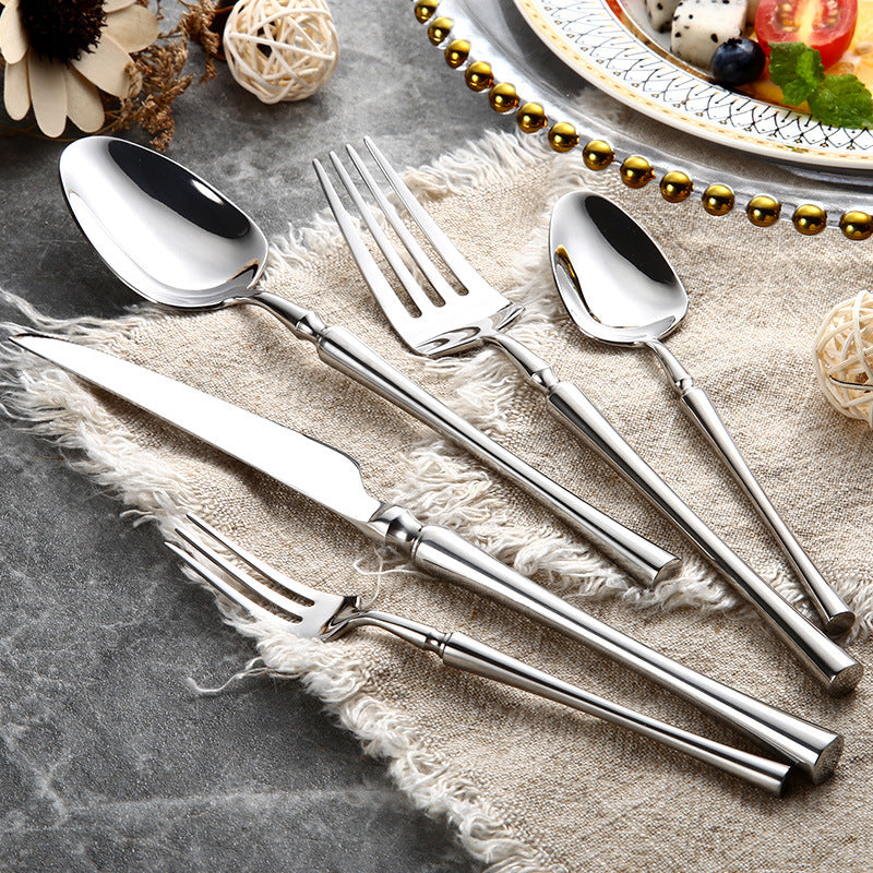 Serena Cutlery Collection Cutlery - Venetto Design Shine Silver / 30 Pieces Set Venettodesign.com