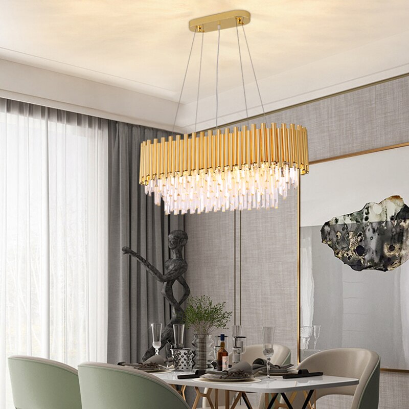 Rylee Gold Edged Beveled Crystal And Copper Ring Chandelier Chandelier - Venetto Design Venettodesign.com