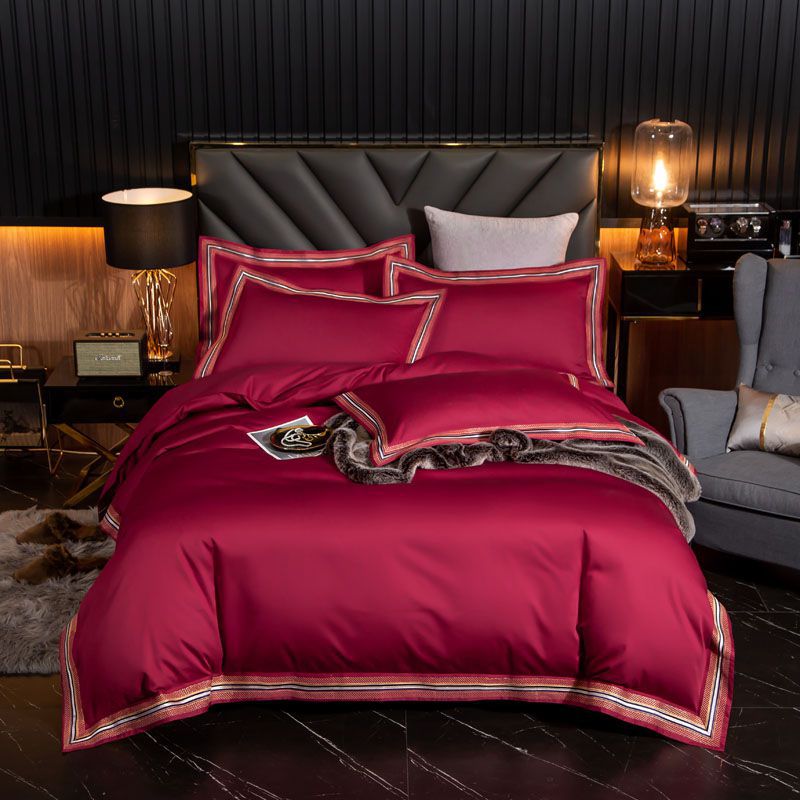 Osmano Luxury Soft Egyptian Cotton Duvet Cover Set Duvet Cover Set - Venetto Design Venettodesign.com