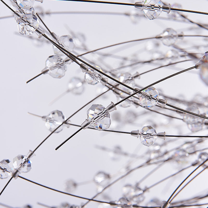 Alice Dandelion Double-Sided Rectangle Crystal Chandelier Chandelier - Venetto Design Venettodesign.com