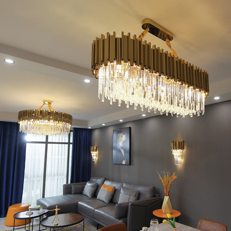Adorjan Crystal Chandelier Chandelier - Venetto Design Venettodesign.com
