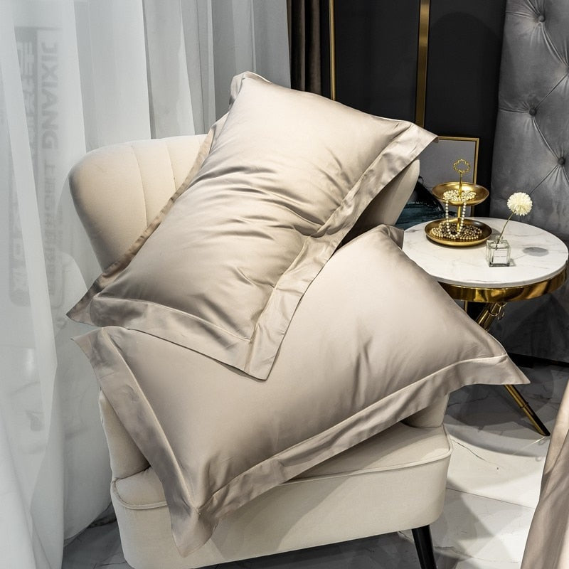 Wendy Solid Egyptian Cotton Duvet Cover Set Duvet Cover Set - Venetto Design Venettodesign.com