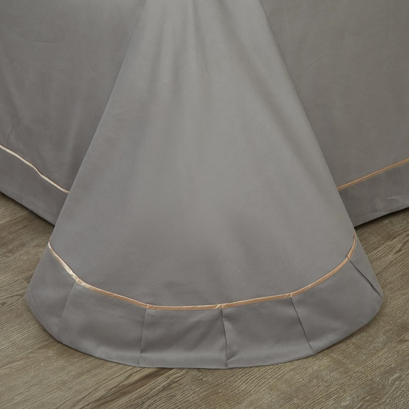 Zoe Chinoiserie Embroidered Egyptian Cotton Duvet Cover Set Duvet Cover Set - Venetto Design Venettodesign.com