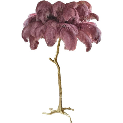 Palmera Luxury Feather Floor/Table Lamp Floor Lamp - Venetto Design Purple / Floor Lamp Venettodesign.com