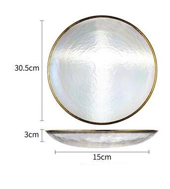 Iris Dinnerware Plate - Venetto Design Venettodesign.com