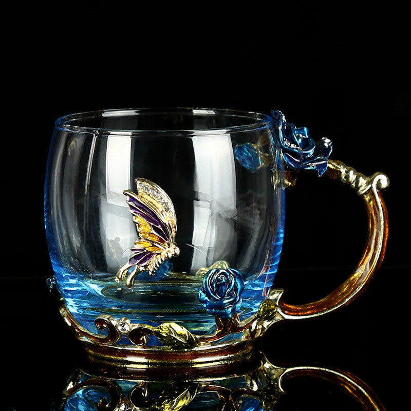 Blue Rose Cup - Venetto Design Venettodesign.com