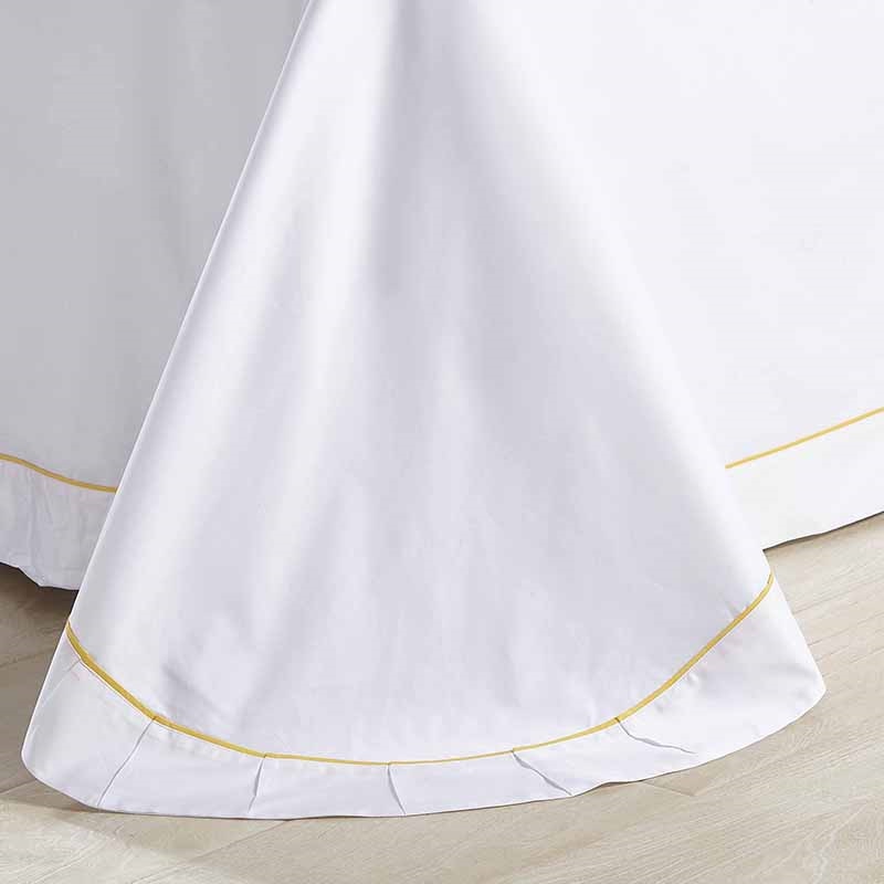 Abyad Hotel Stitch Egyptian Cotton Duvet Cover Set Duvet Cover Set - Venetto Design Venettodesign.com