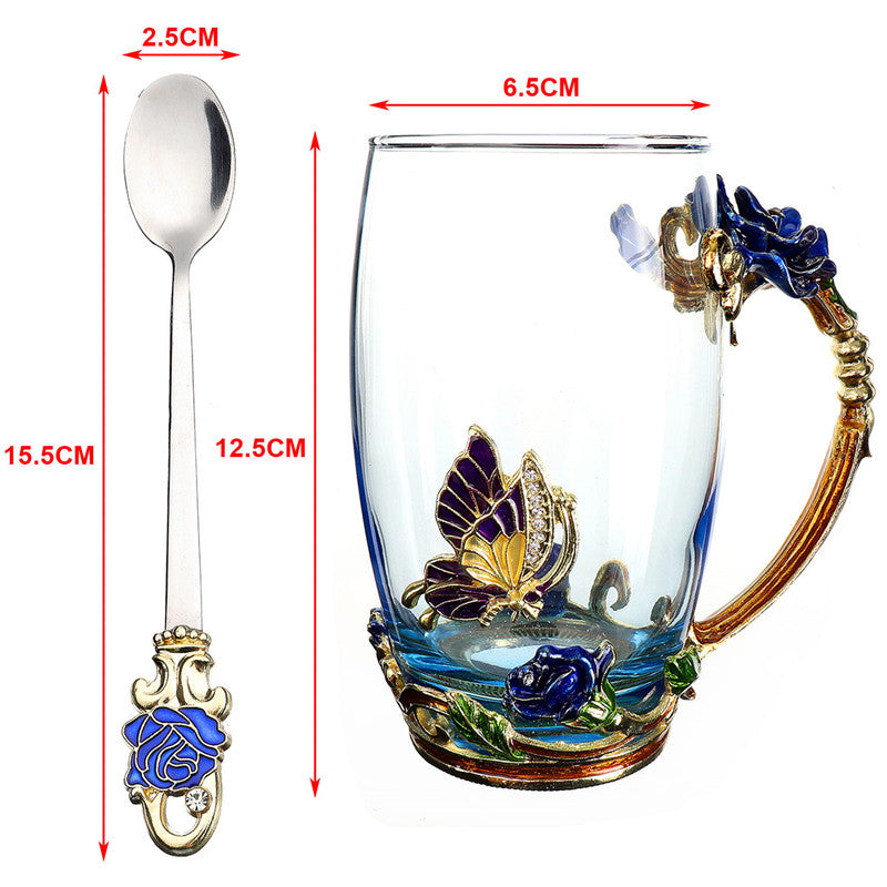Blue Rose Cup - Venetto Design Venettodesign.com