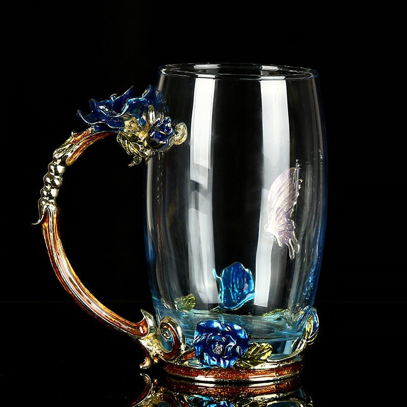Blue Rose Cup - Venetto Design Venettodesign.com