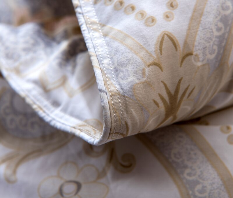Rafia Ornate Printed Goose Down Cotton Comforter Bedding - Venetto Design Venettodesign.com